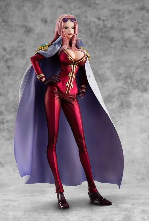 One Piece Portrait of Pirates Limited Edition Black Cage Hina Figure – MegaHouse Collectible