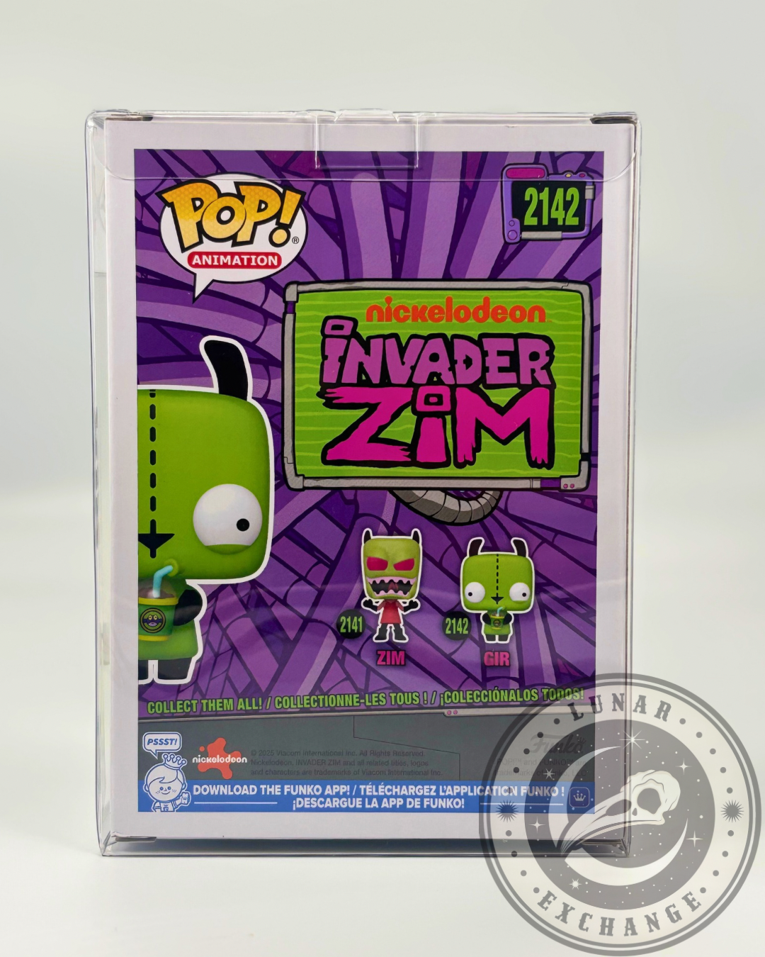 Funko POP! Animation Invader Zim GIR #2142 (Dog Disguise) – Vinyl Figure + Protector (New)