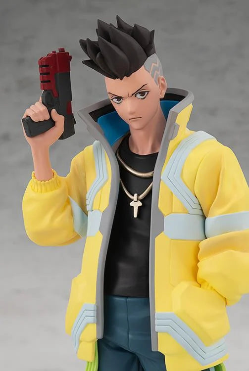 Close‑up of David’s confident expression and sculpted hair