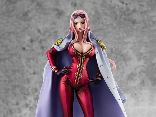 One Piece Portrait of Pirates Limited Edition Black Cage Hina Figure – MegaHouse Collectible