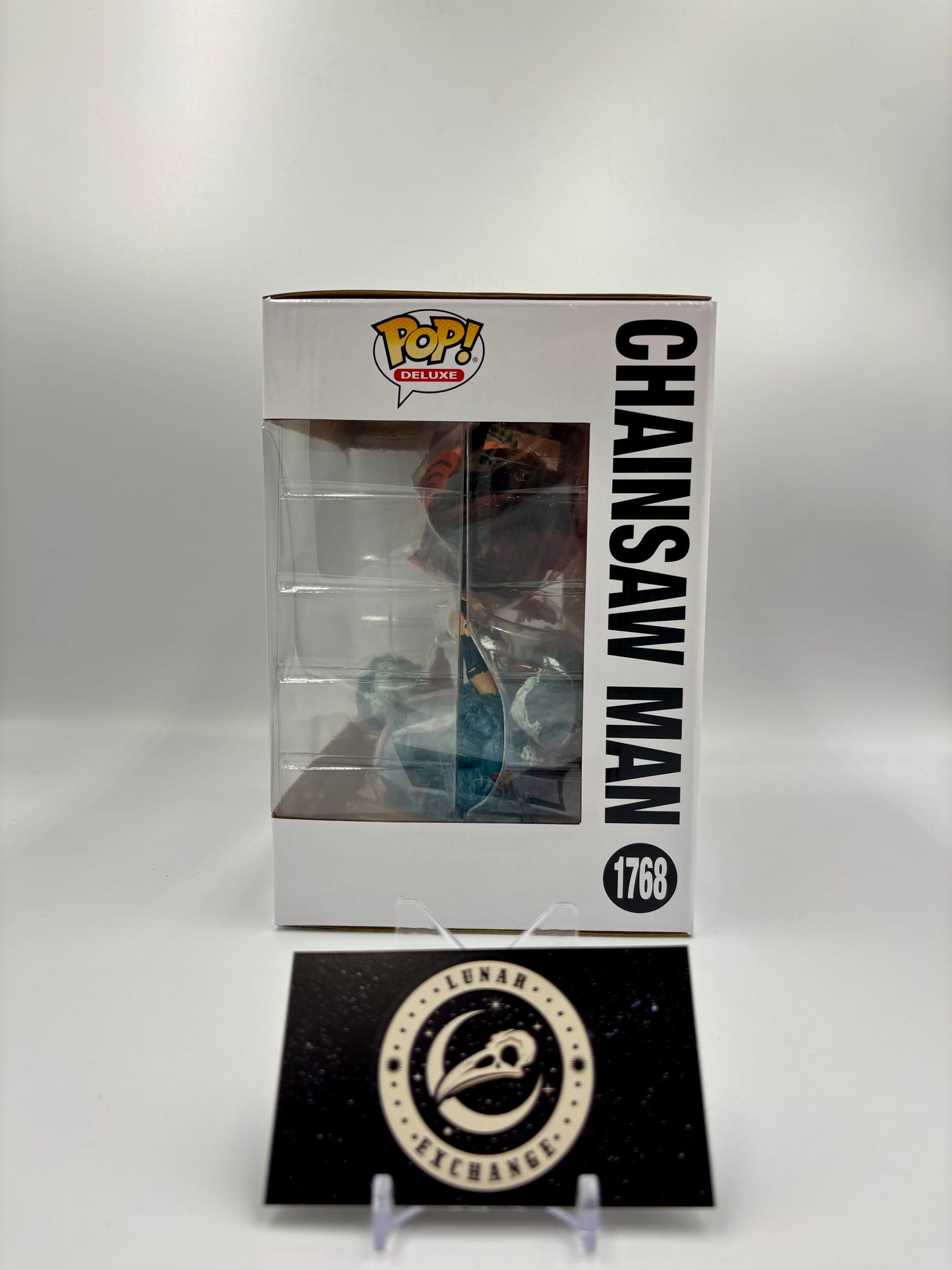 Packaging of Chainsaw Man Deluxe Funko Pop! #1768