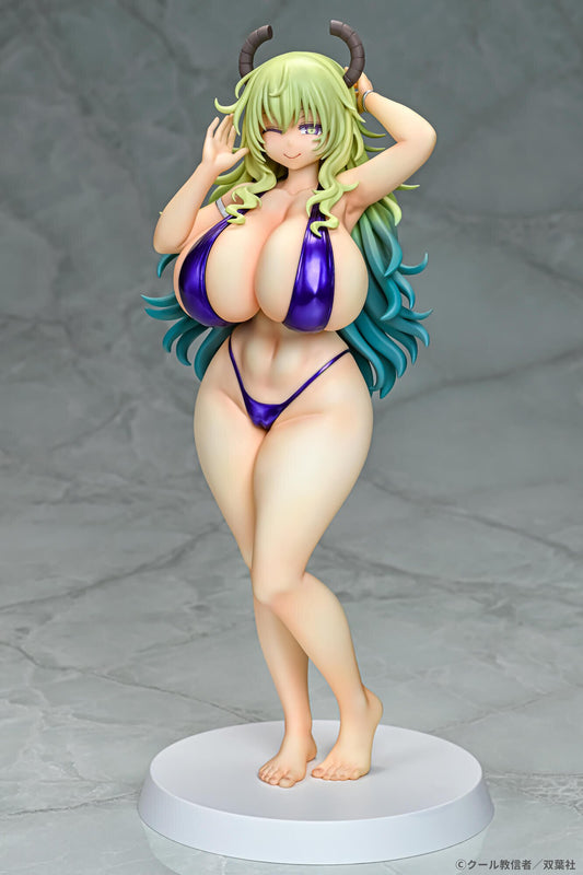 Full-body view of Lucoa: Bikini Style 1/7 Scale Figure by Q-six.