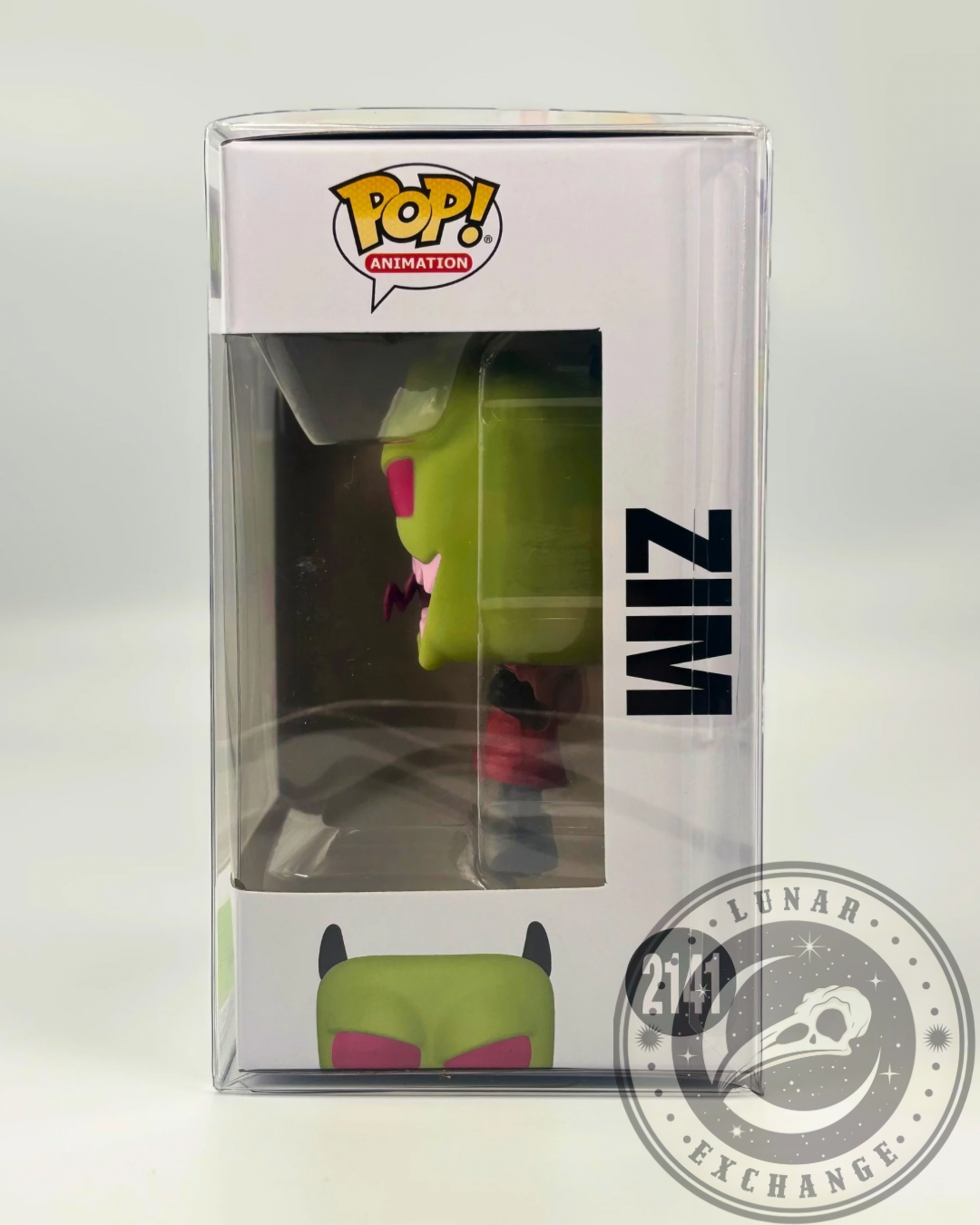Funko POP! Animation Invader Zim Zim #2141 (Laughing) – Vinyl Figure + Protector (New)