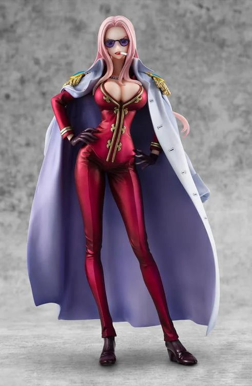 One Piece Portrait of Pirates Limited Edition Black Cage Hina Figure – MegaHouse Collectible