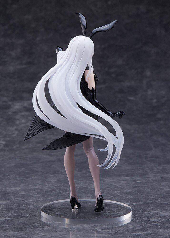Rear view displaying the figure's sculpted hair and clothing details.