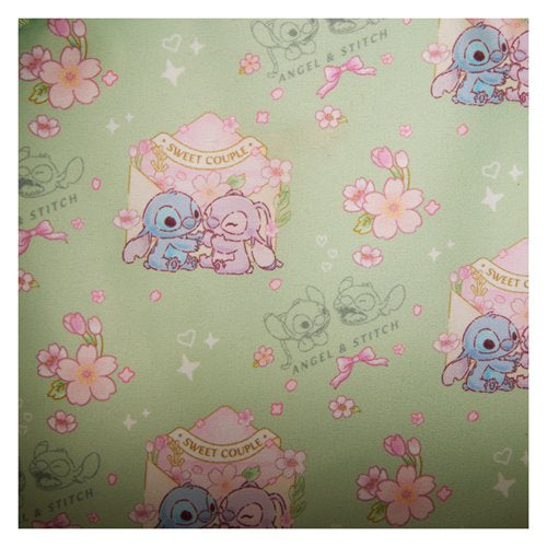 Inside view of Loungefly Stitch mini-backpack.