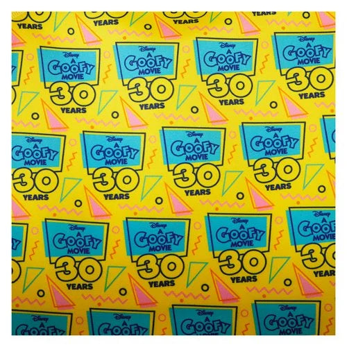 Interior view of Loungefly A Goofy Movie backpack showcasing faux leather material and vibrant retro accent.