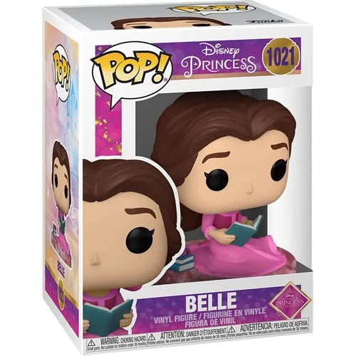 Disney Ultimate Princess Belle Funko Pop! #1021 by Funko in window display box.