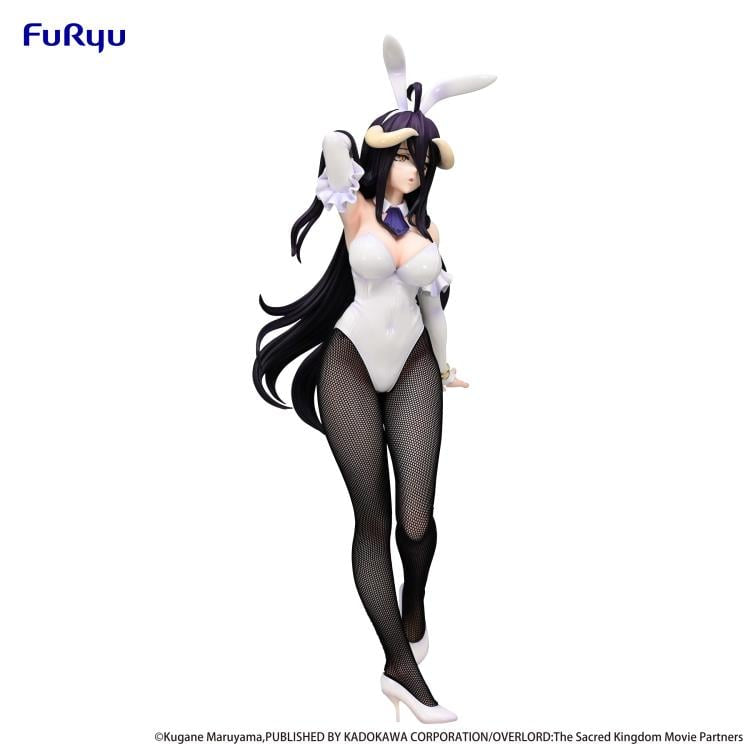 Front view of Albedo BiCute Bunnies Figure by FuRyu.