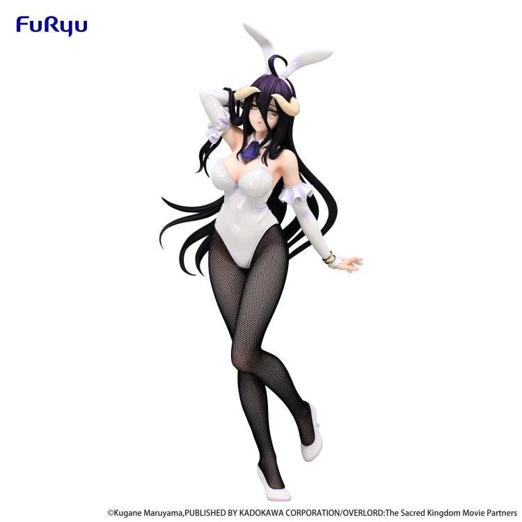 Front view of Albedo BiCute Bunnies Figure by FuRyu.