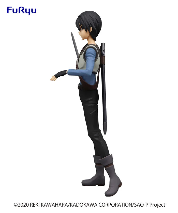 Side view showcasing Kirito’s dynamic pose and attire.