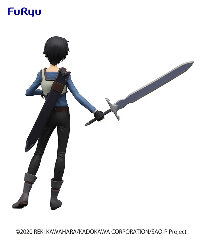 Rear angle highlighting the details of Kirito’s outfit.