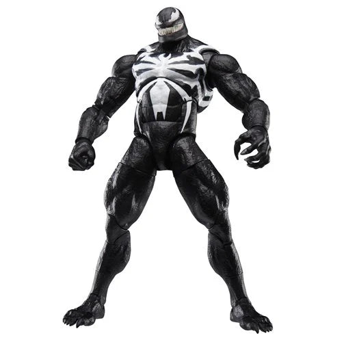 Full-body standing pose of Venom figure from Spider-Man 2 Gamerverse collection