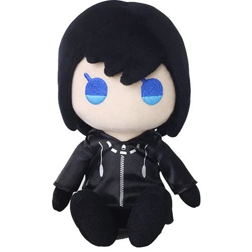 Kingdom Hearts III Xion Plush standing upright with detailed embroidered face and soft fabric coat.