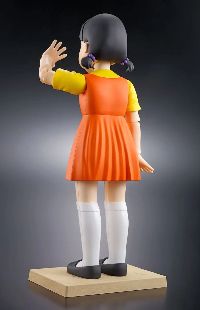 Back view of Tamashii Lab Young-hee Doll replica, highlighting uniform and sculpting
