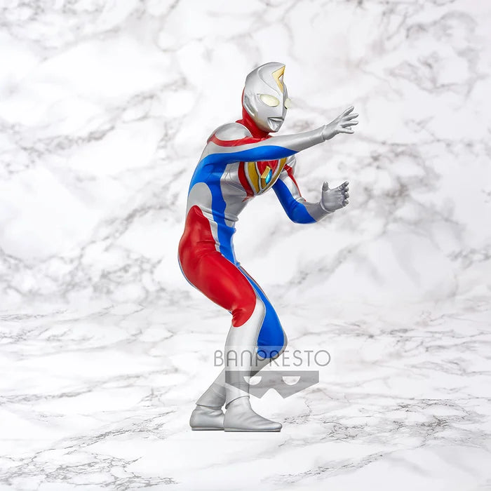 Side view of 6.3-inch Ultraman statue showing pose and sculpt.