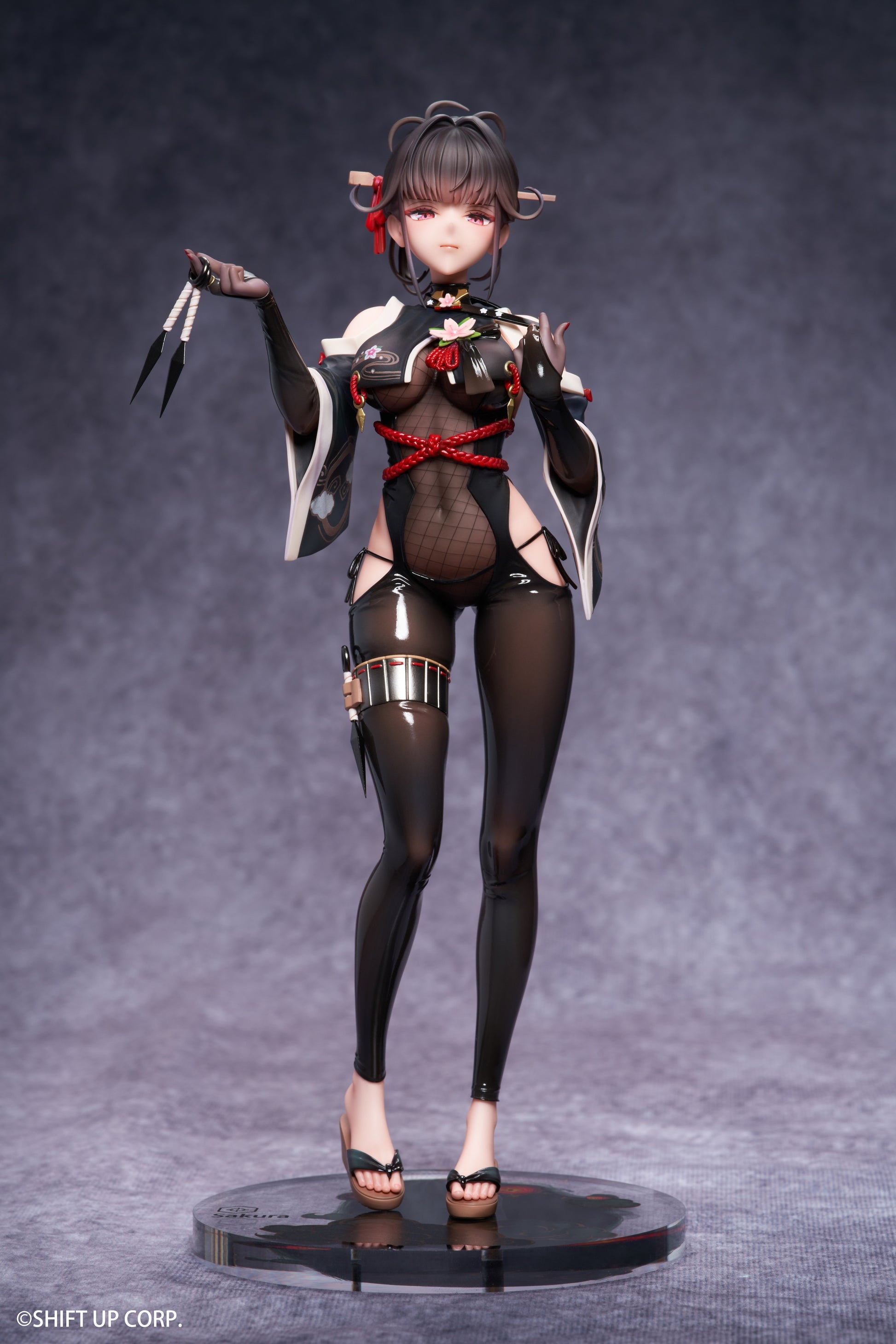 Front view of Sakura 1/7 Scale Figure (Midnight Stealth Ver.) by Hobby Sakura.