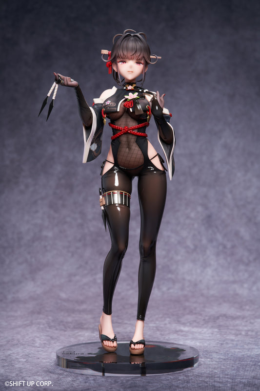 Front view of Sakura 1/7 Scale Figure (Midnight Stealth Ver.) by Hobby Sakura.