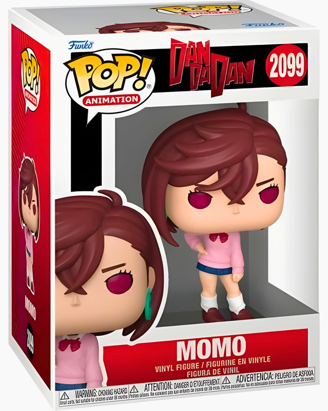 Funko POP! Animation Dandadan Momo #2099 – Vinyl Figure + Protector (New)