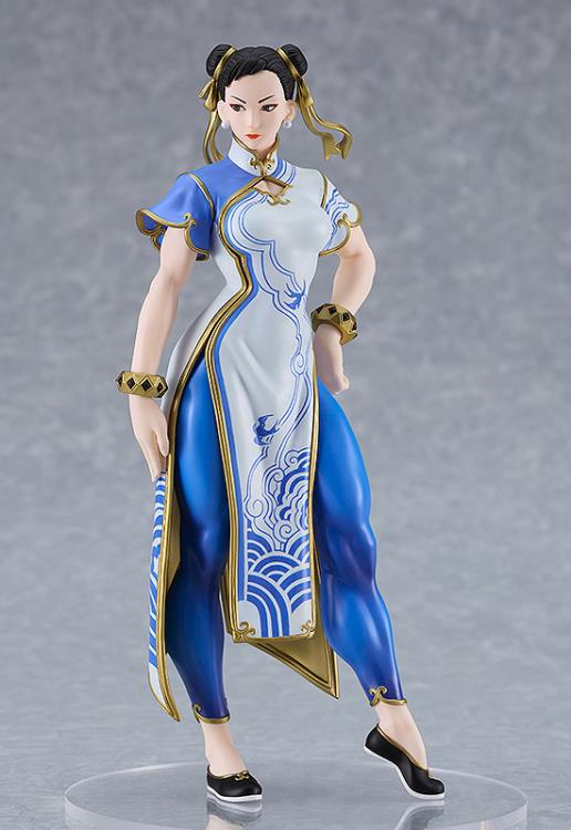 Front view of Chun‑Li Pop Up Parade figure in dress