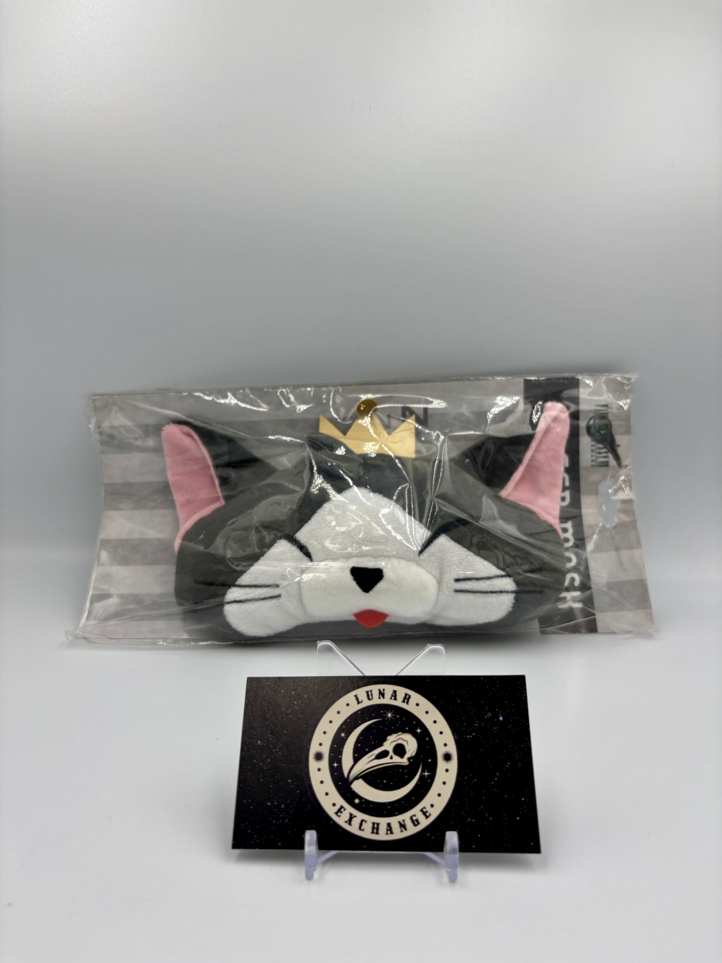 Packaging of the Cait Sith Sleep Mask by Square Enix.