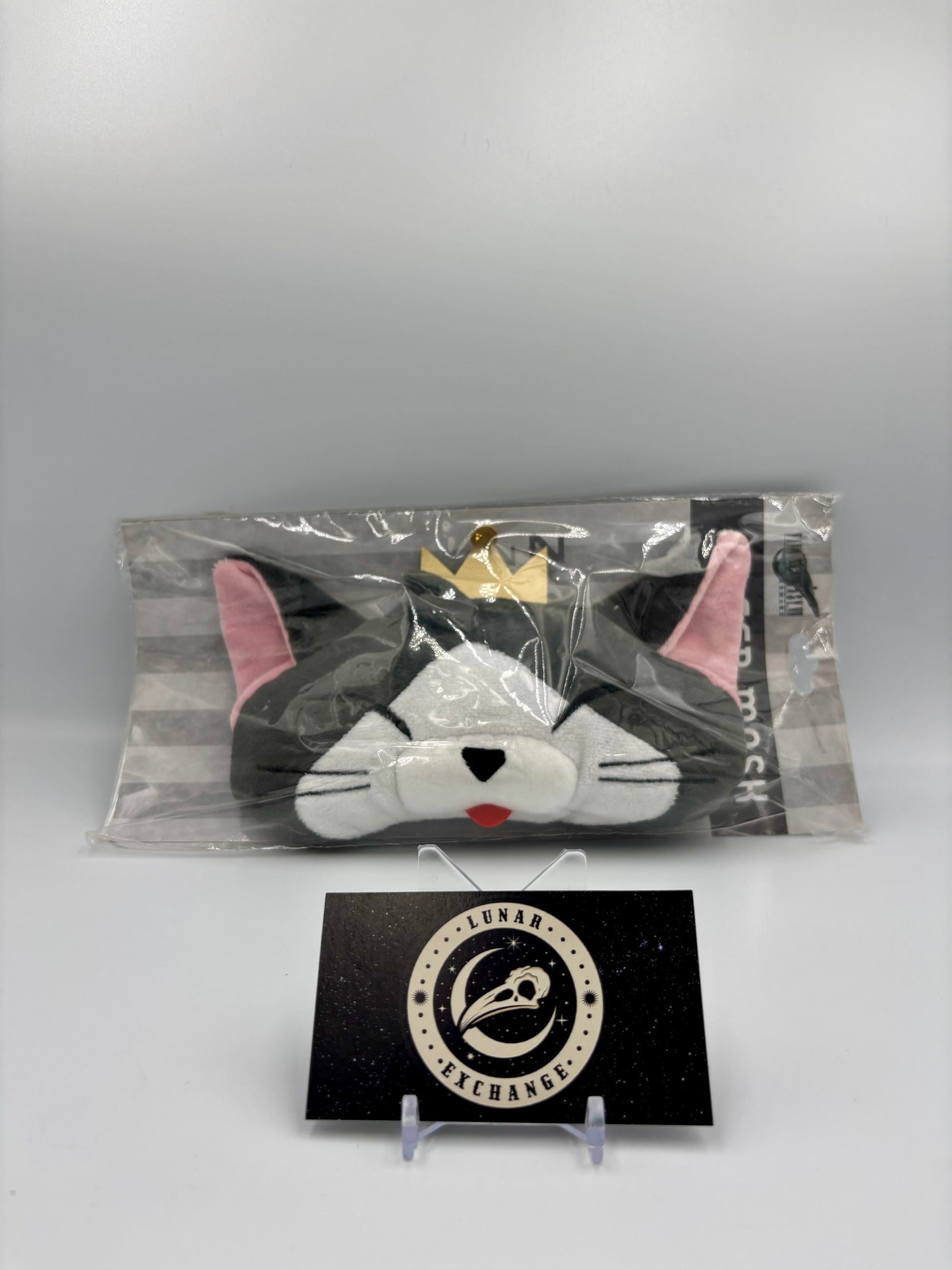 Packaging of the Cait Sith Sleep Mask by Square Enix.
