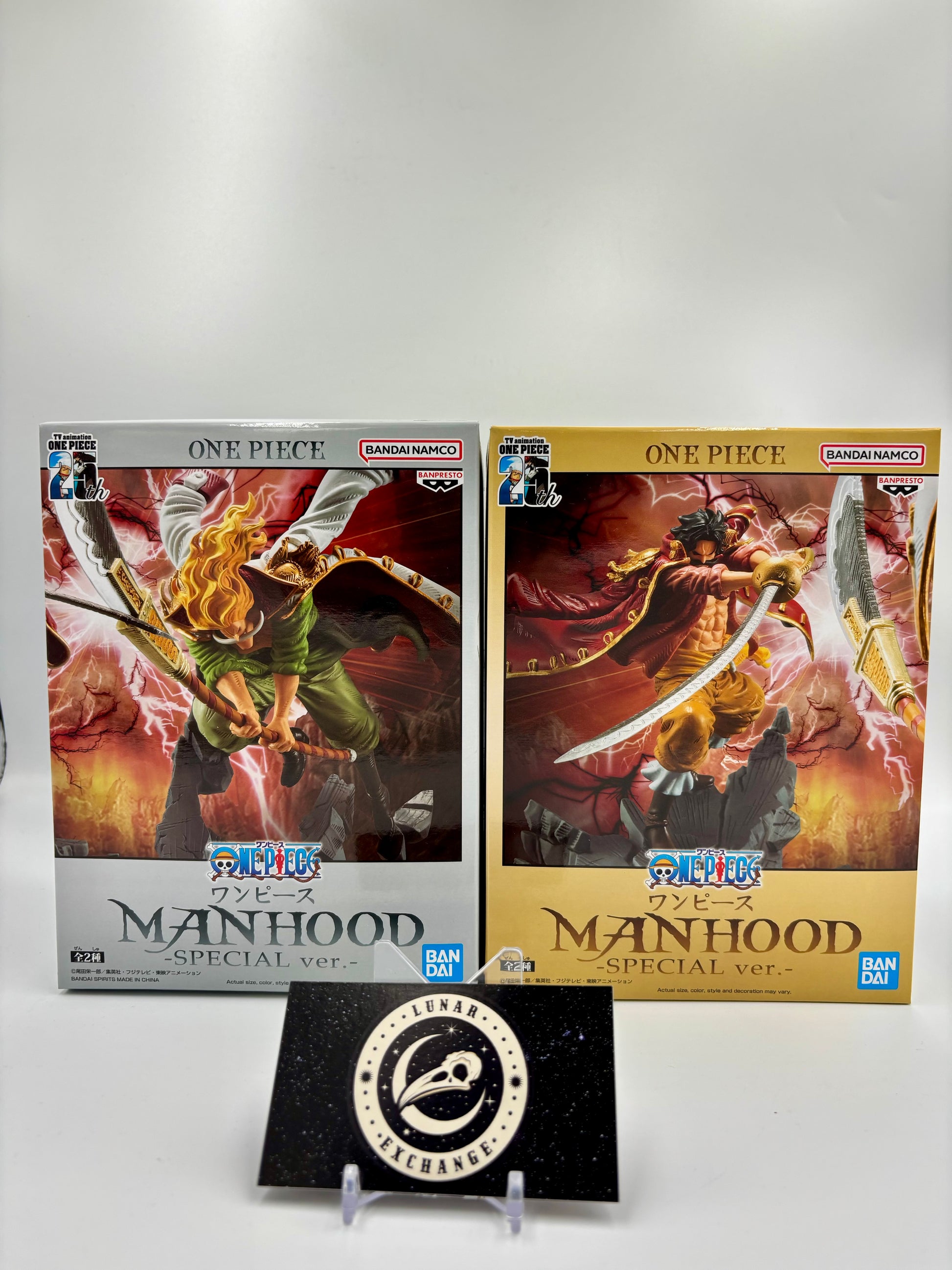 Full packaging for Banpresto One Piece Manhood 2-figure set