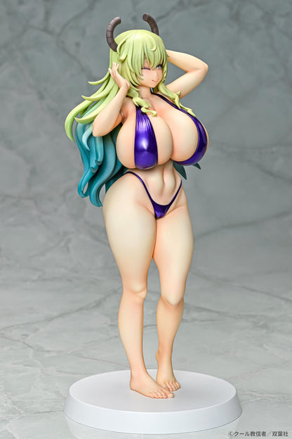 Side view showcasing Lucoa’s dynamic pose and flowing hair.