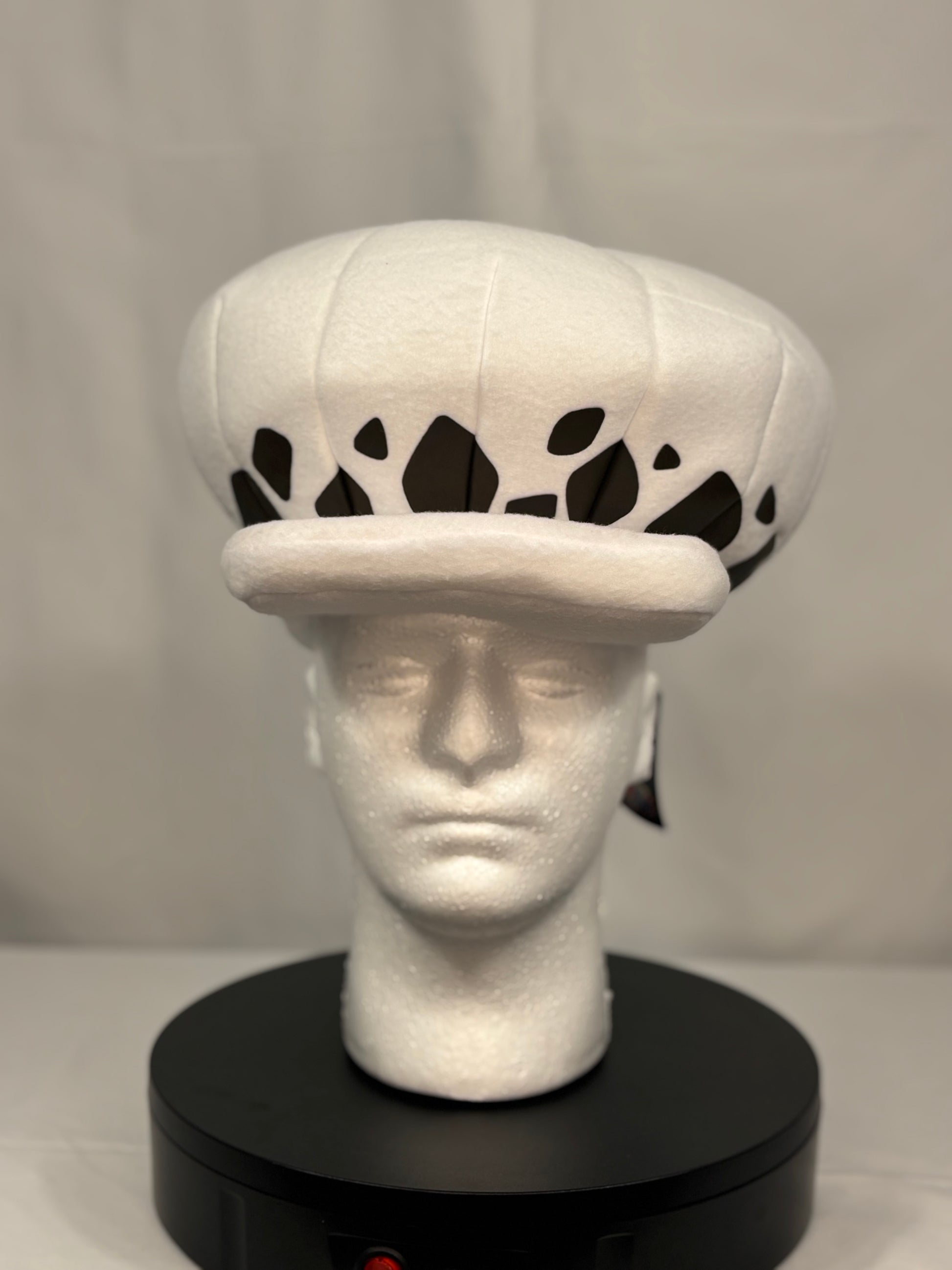 Front view of Trafalgar Law plush cosplay hat