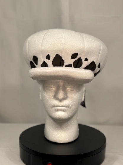 Front view of Trafalgar Law plush cosplay hat