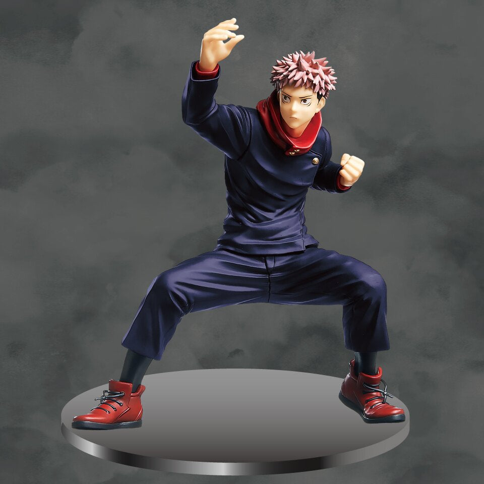 Side profile showcasing Yuji’s dynamic fighting pose.