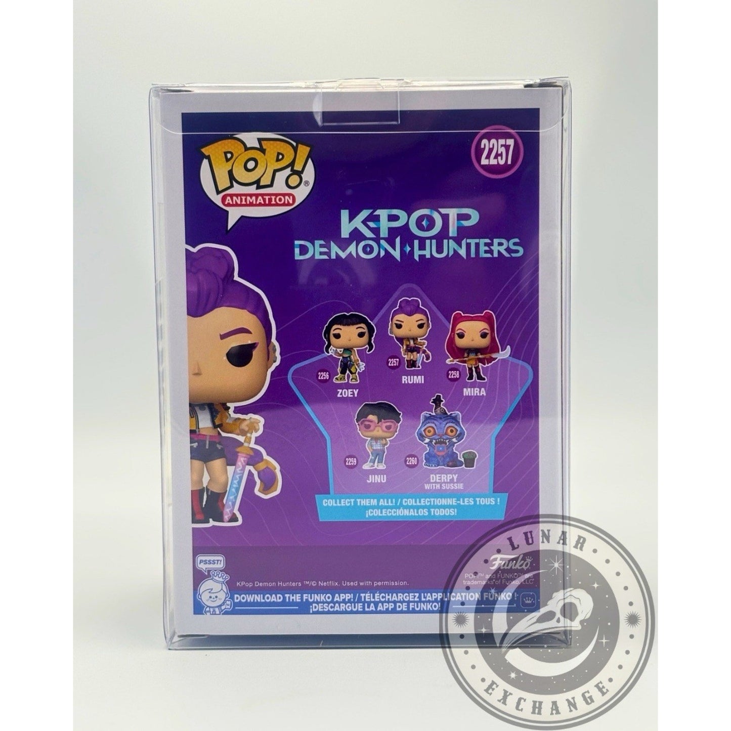 Funko Pop! Animation KPop Demon Hunters Rumi #2257 Vinyl Figure w/ Protector