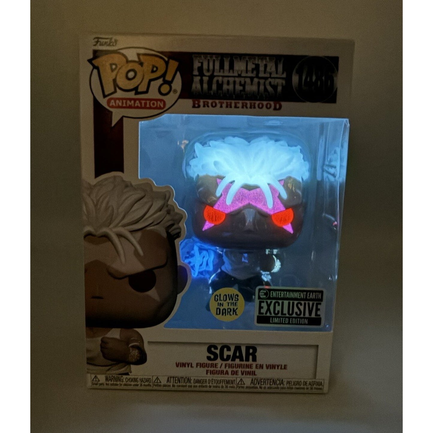 Funko Pop Scar #1486 FMA Brotherhood -Entertainment Earth Exclusive w/ Protector