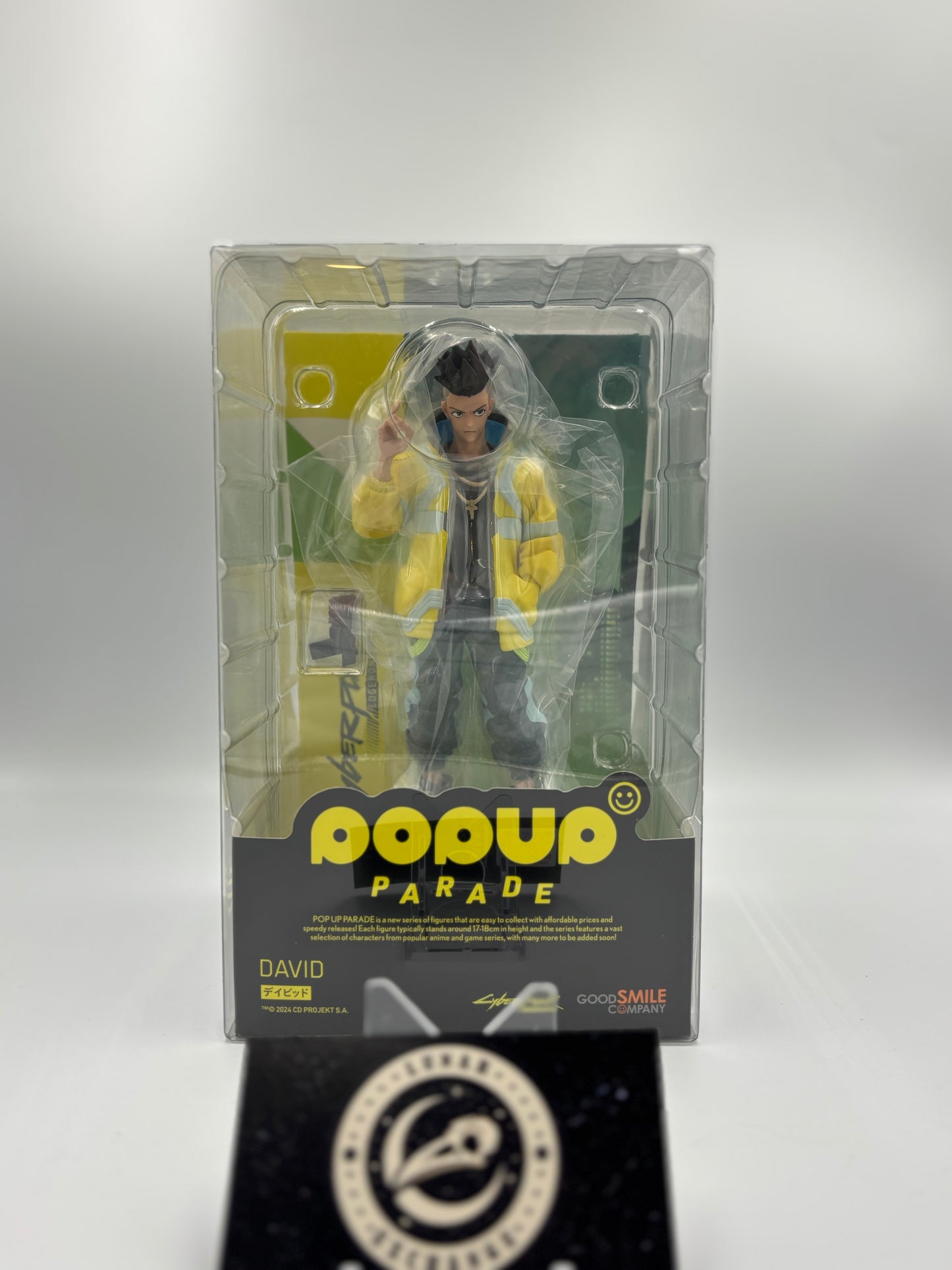 Packaged figure in window box