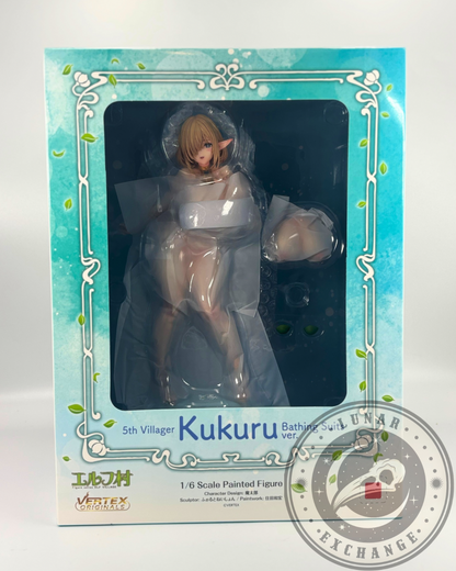 Elf Village 5th Villager Kukuru: Ritual Bathing Suit Ver. 1/6 Scale Figure – New, Vertex / Fortunation