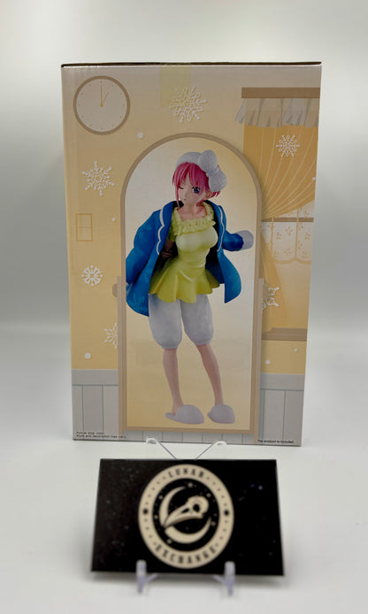 Packaging of the Ichibansho Ichika Nakano (Loungewear Ver.) figure by Bandai Spirits.
