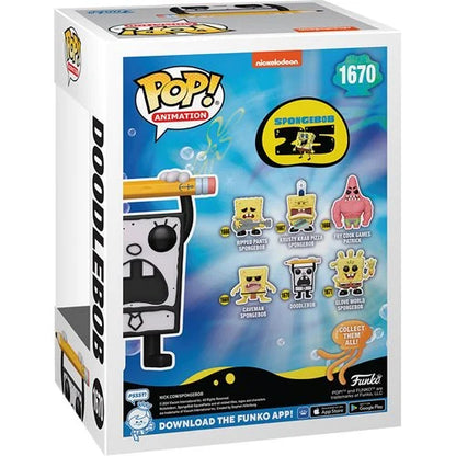 Back of packaging showing 25th Anniversary SpongeBob branding and collection number.