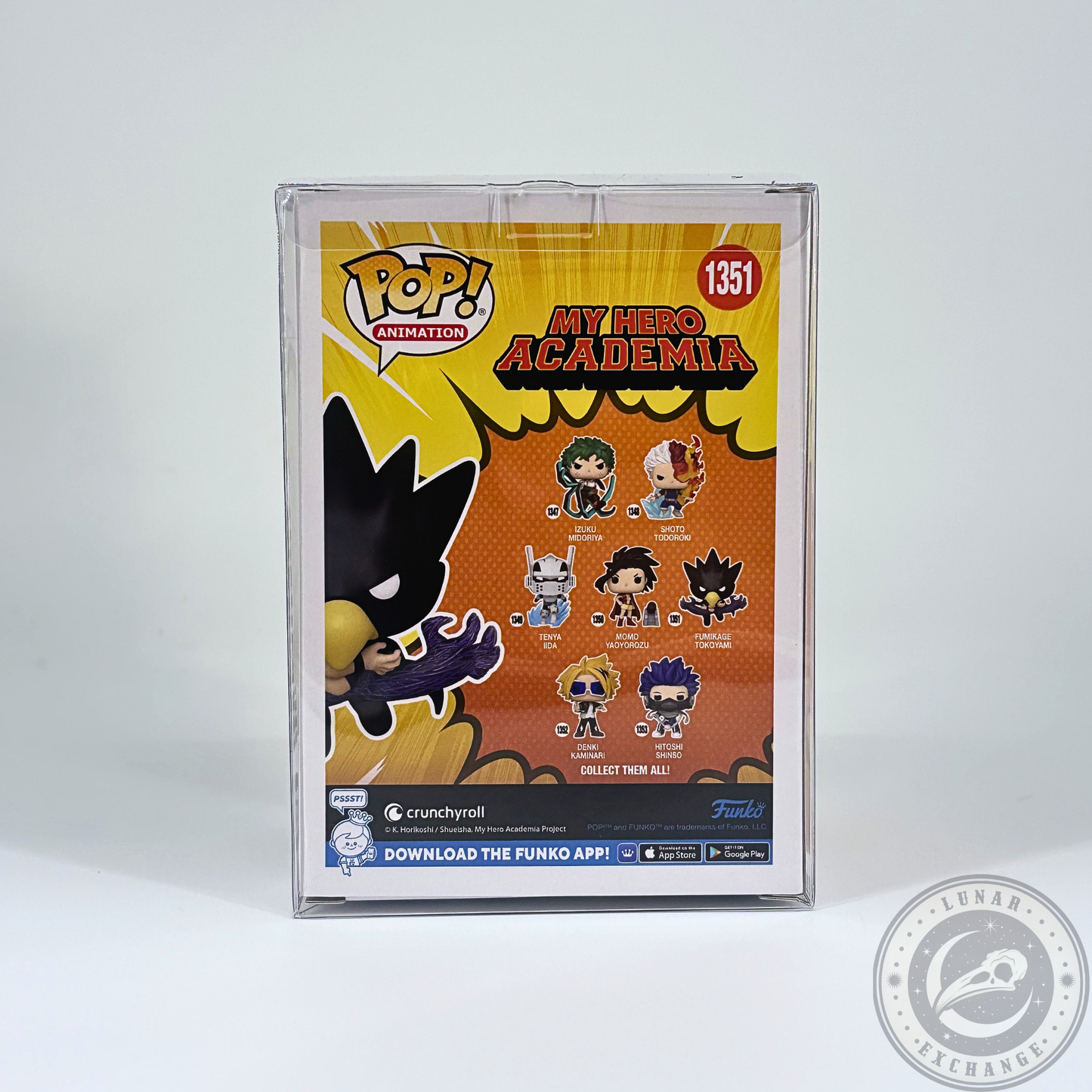 My Hero Academia Fumikage Tokoyami Glow Funko Pop #1351 AAA Exclusive