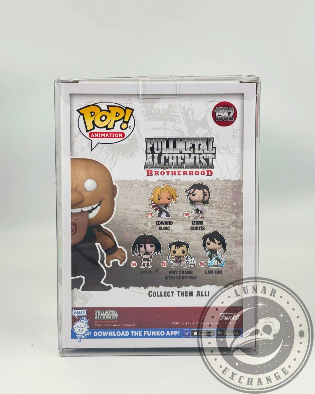 Fullmetal Alchemist: Brotherhood – Gluttony Funko Pop! Vinyl Figure #1582 (Entertainment Earth Exclusive) – Includes Protector