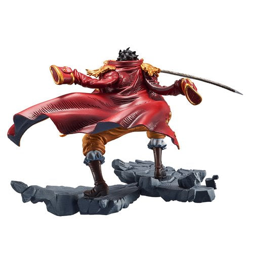 Rear view of Banpresto Manhood Gol D. Roger