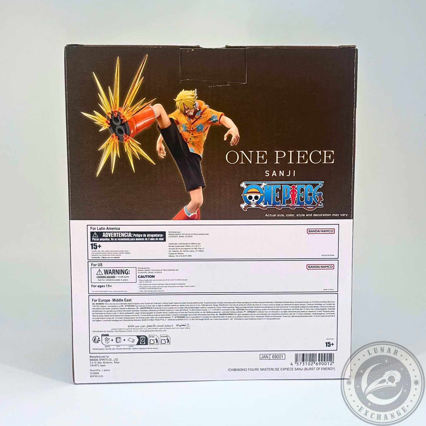 One Piece Sanji Burst of Energy Masterlise Expiece Ichibansho Statue