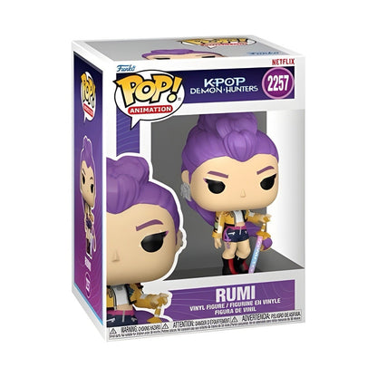 Funko Pop! Animation KPop Demon Hunters Rumi #2257 Vinyl Figure w/ Protector