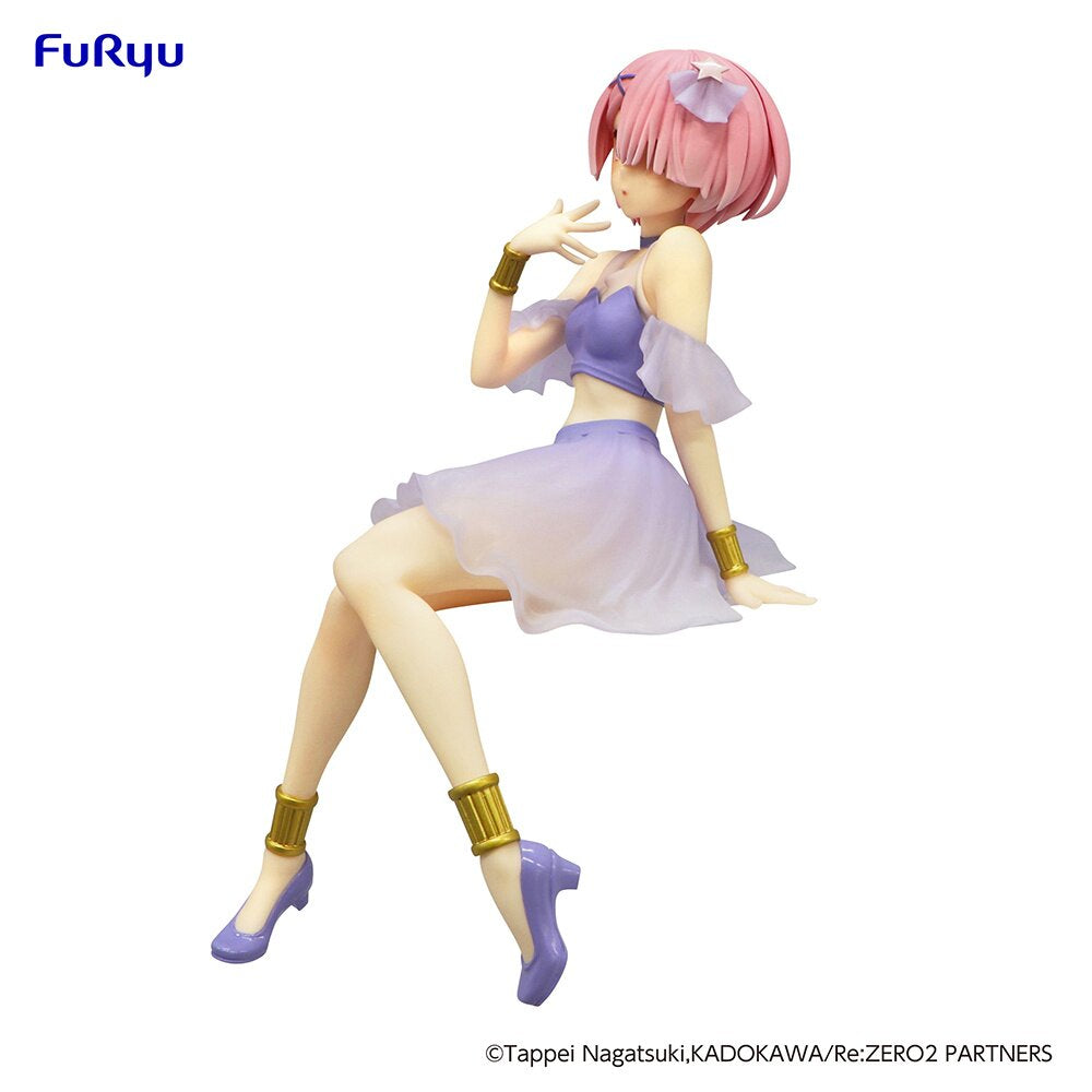 Front view of Ram: Twinkle Party Ver. Noodle Stopper Figure by FuRyu.