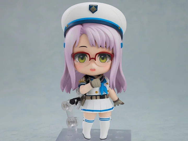 Neon Nendoroid front view with neutral faceplate