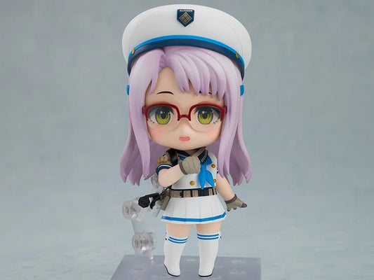 Neon Nendoroid front view with neutral faceplate