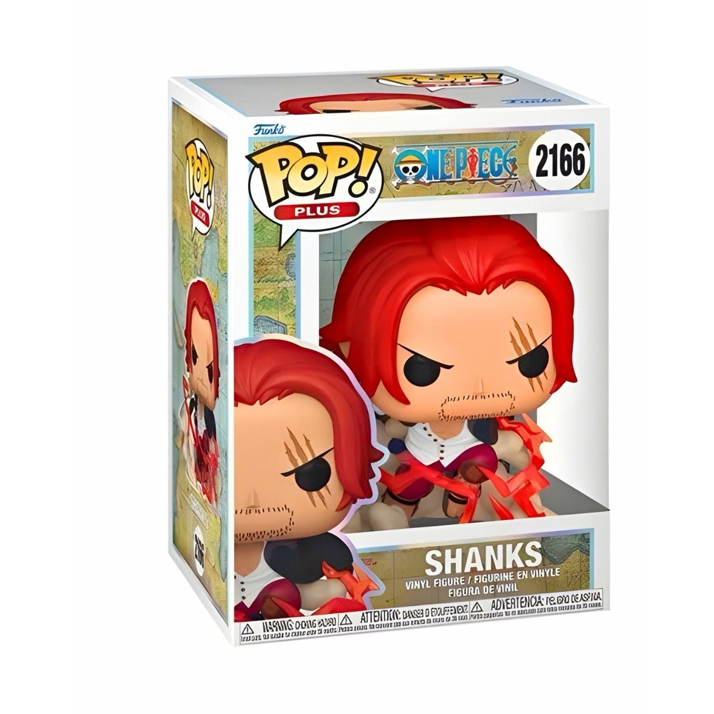 Funko Pop! Plus One Piece Shanks #2166 Vinyl Figure w/ Protector
