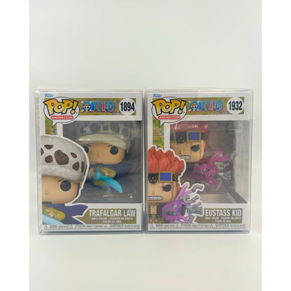 Funko Pop! One Piece Wave 10 Eustass Kid & Trafalgar Law Set w/ Protectors