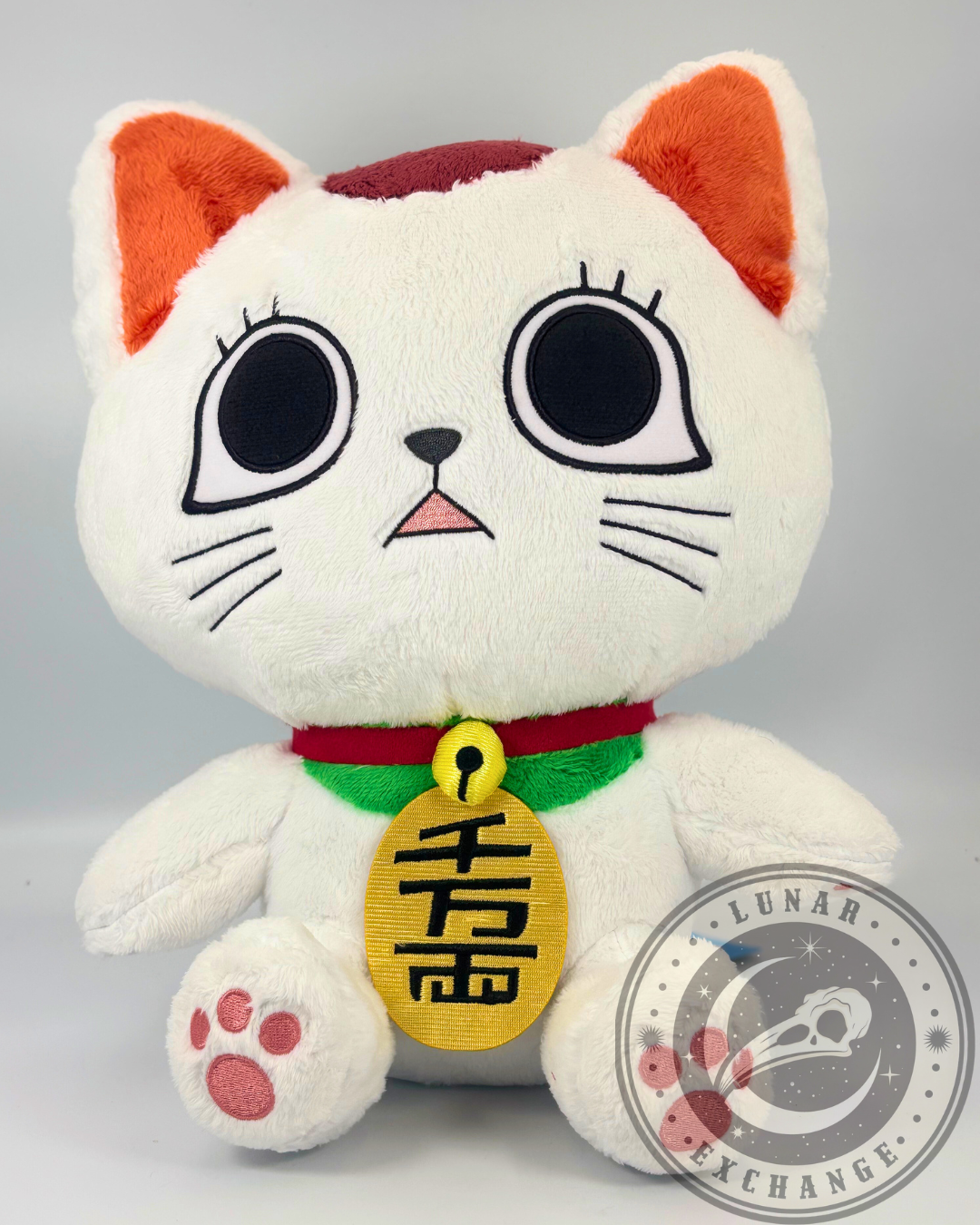DanDaDan Turbo Granny Big Nui Plush – Bandai Namco Nui (12″ Beckoning Cat)