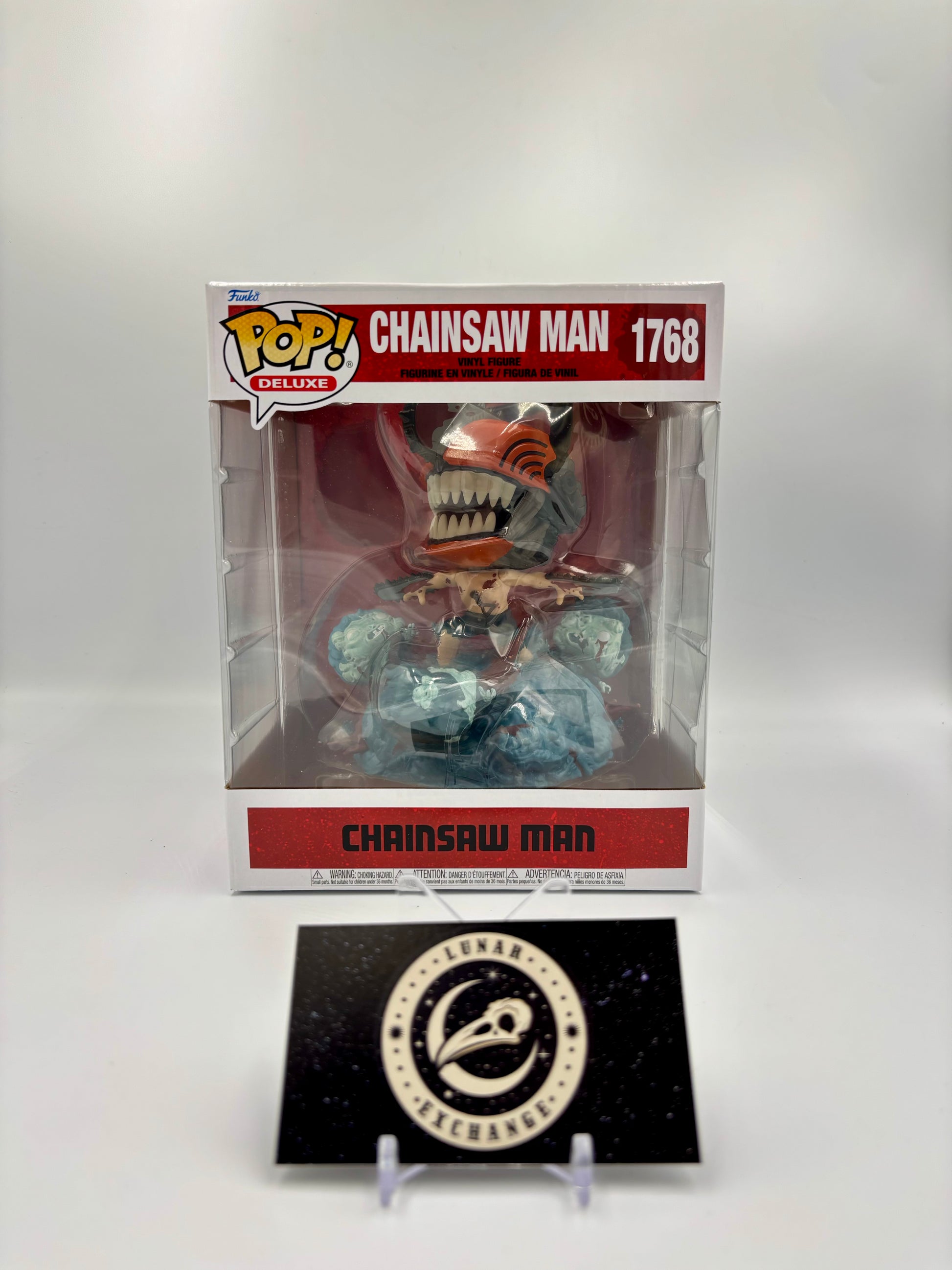 Packaging of Chainsaw Man Deluxe Funko Pop! #1768
