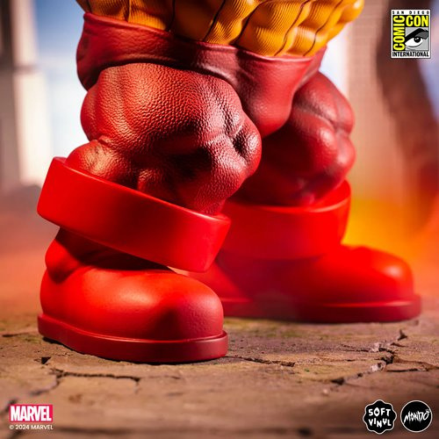 Marvel X-Men Colossus Juggernaut SDCC 2024 Soft Vinyl Figure by Mondo